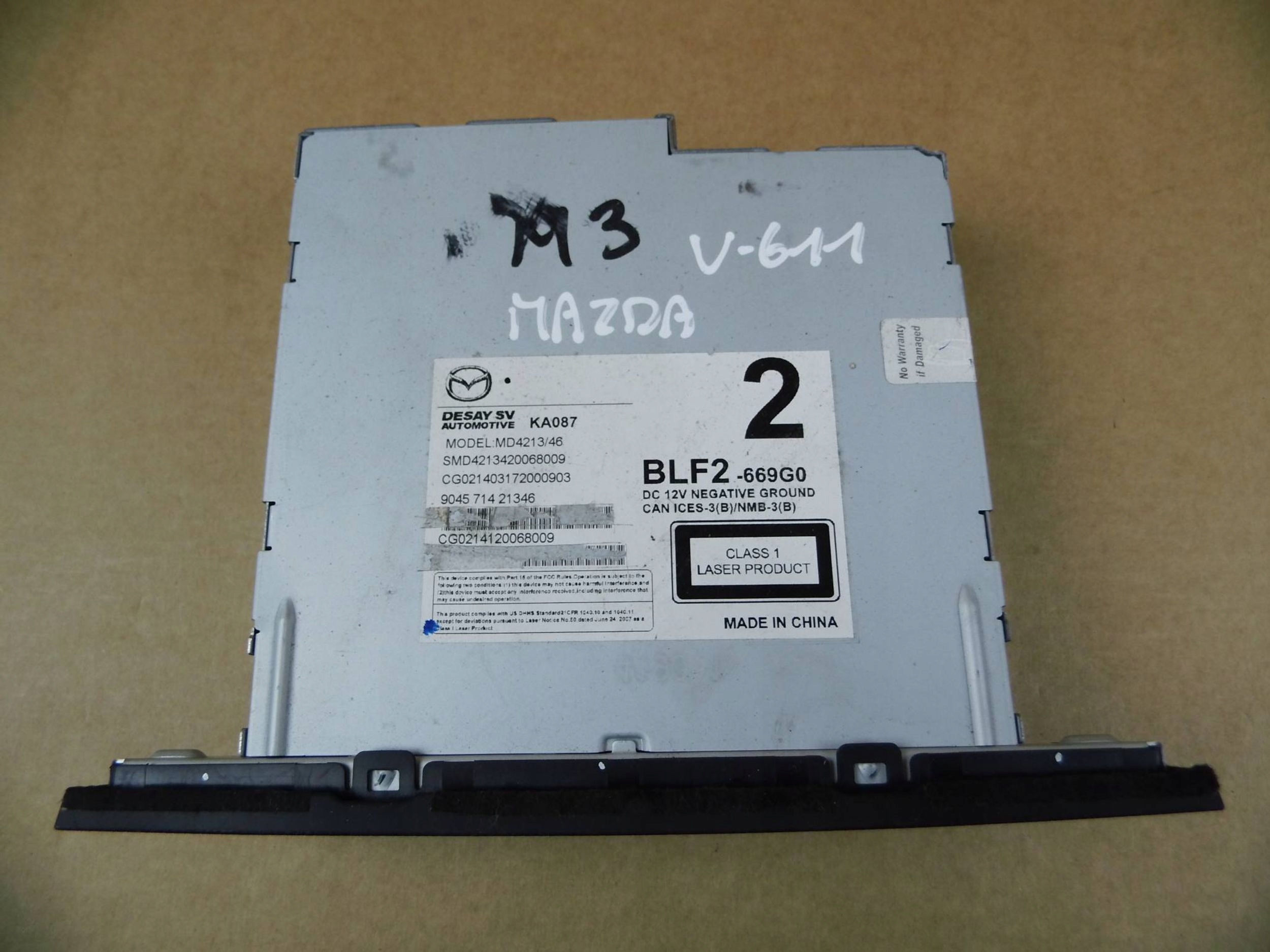 Mazda 3 III 2014-2018 odtwarzacz CD DVD BLF2-669G0