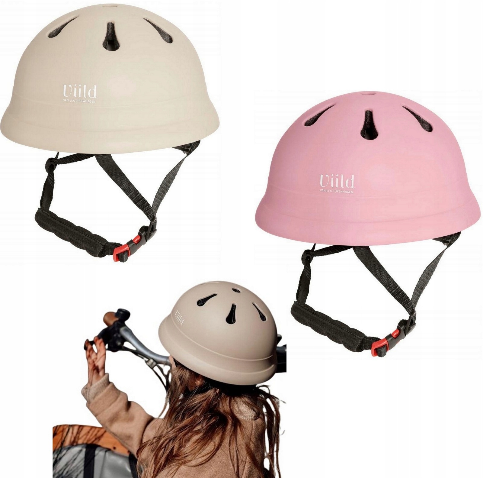 Kask rowerowy dziecięcy ochronny Vanilla Copenhagen Xs (48-52cm)