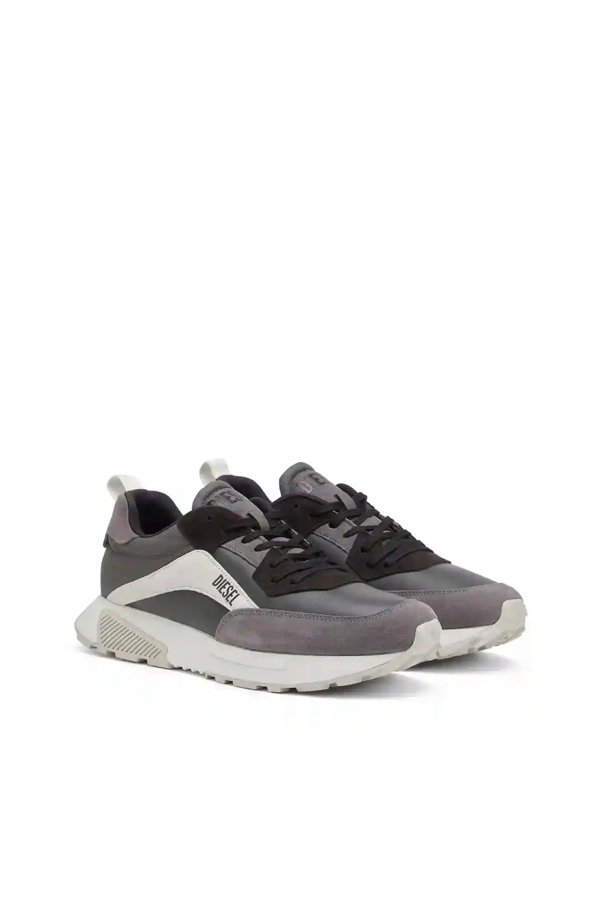 Diesel Šedé Pánské Sportovní Boty S Eko Semišem A Logem 42 3_A