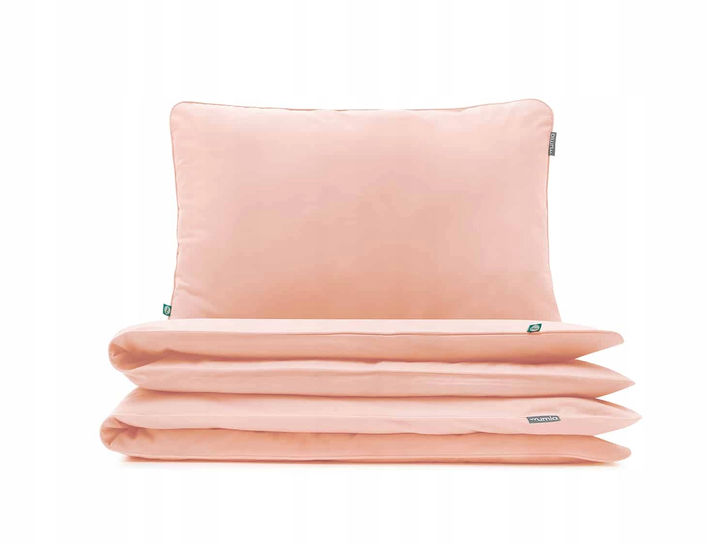 Posteľná Bielizeň Basic Broskyňová 220 x 200 cm 2 x 80 x 70 cm Mumla