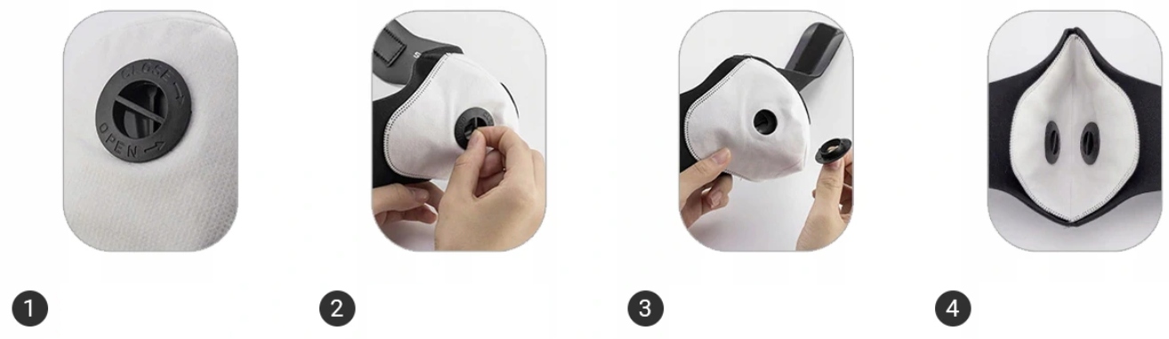 FILTRY DO MASEK MASECZEK ANTYSMOGOWYCH HEPA 5 SZT. Marka Bodu-Med