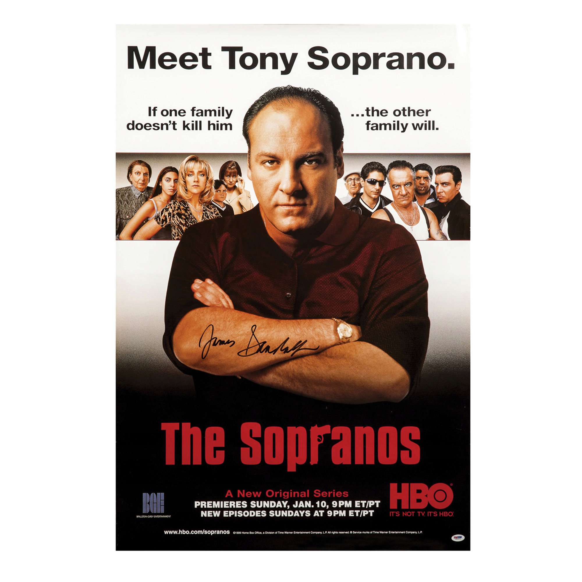 

Plakat The Sopranos Rodzina Soprano