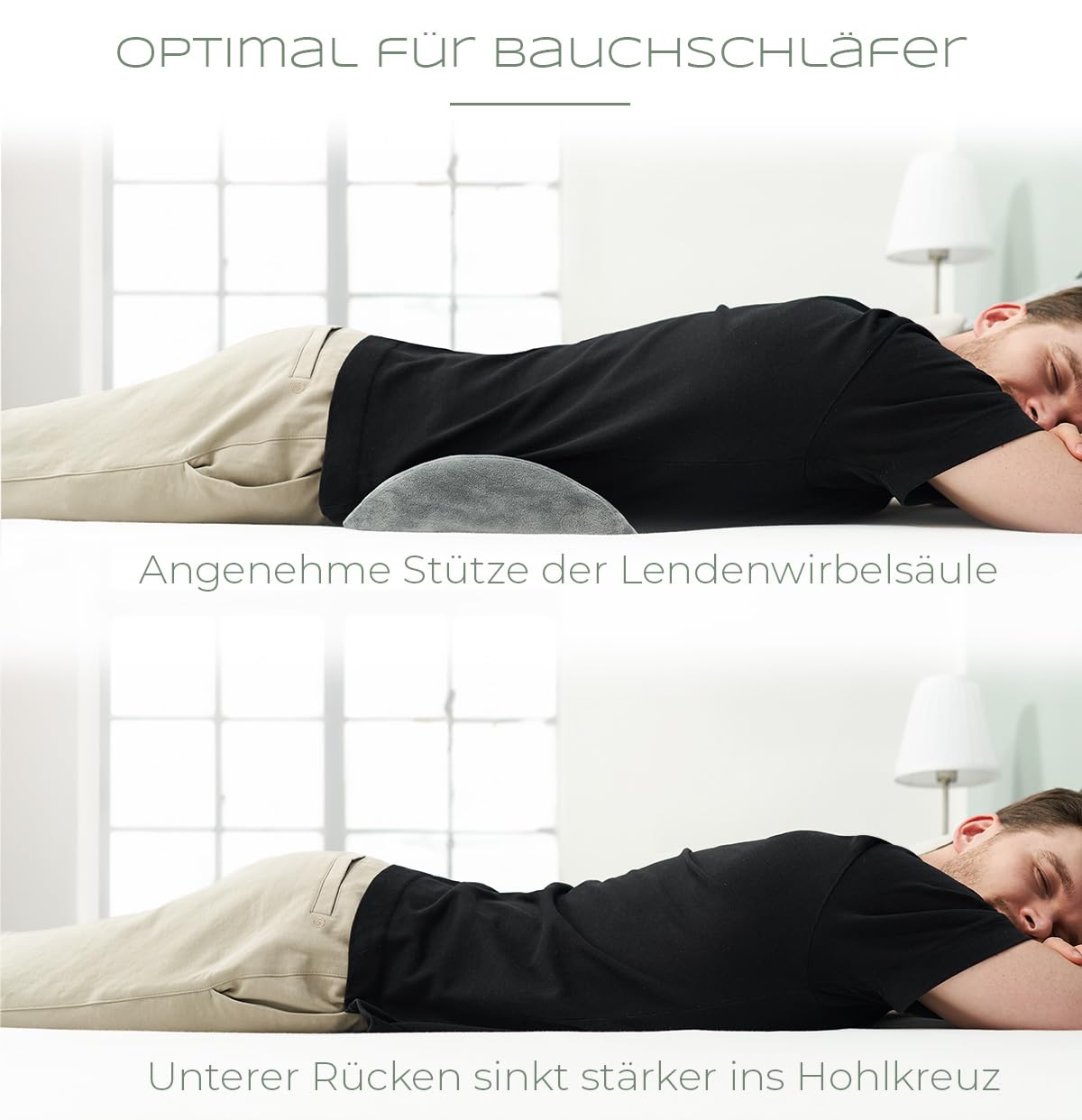 ERGONOMISCHES Poduszka Lędźwiowa Ergonomiczna Ortopedyczna Biała — miniatura 7