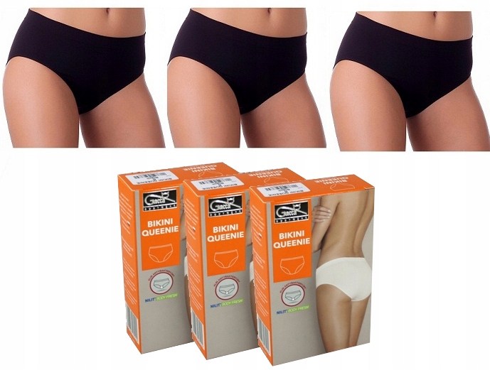 

Gatta Queenie Bikini Damskie 3-pak Czarne r. L
