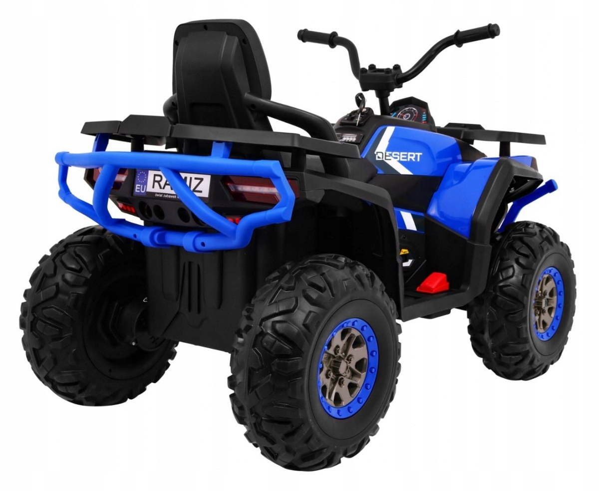 Pojazd Quad ATV Desert Niebieski Pojemność akumulatora 10 mAh