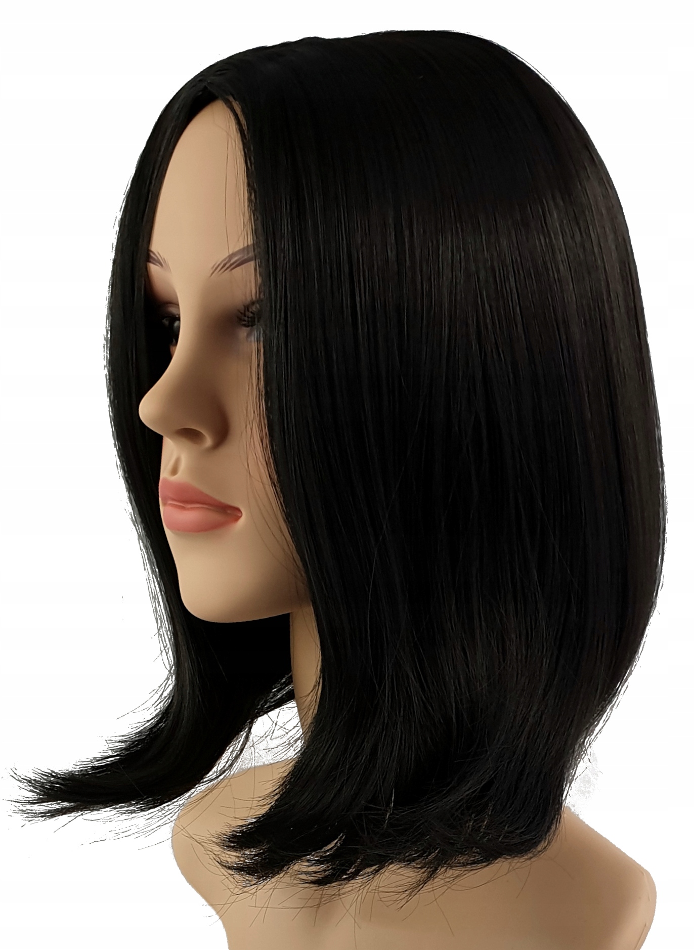 

Peruka Cosplay 40 CM Bob Prosta Czarna