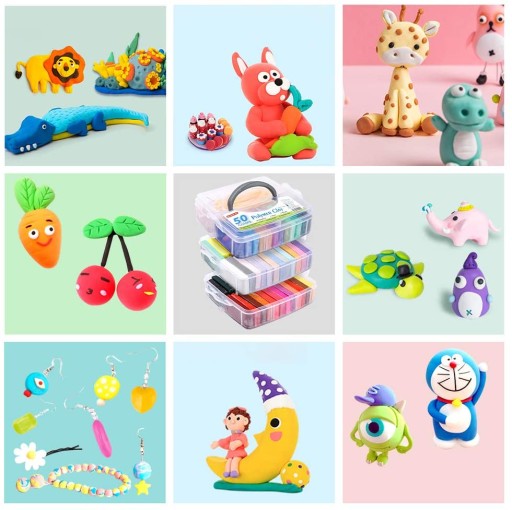 Polymer Clay, do modelowania 50 kolorów DIY Model IOFN234252