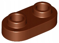 

Lego Płytka zaokrąglona 1x2 R.brown 35480 New 2SZT