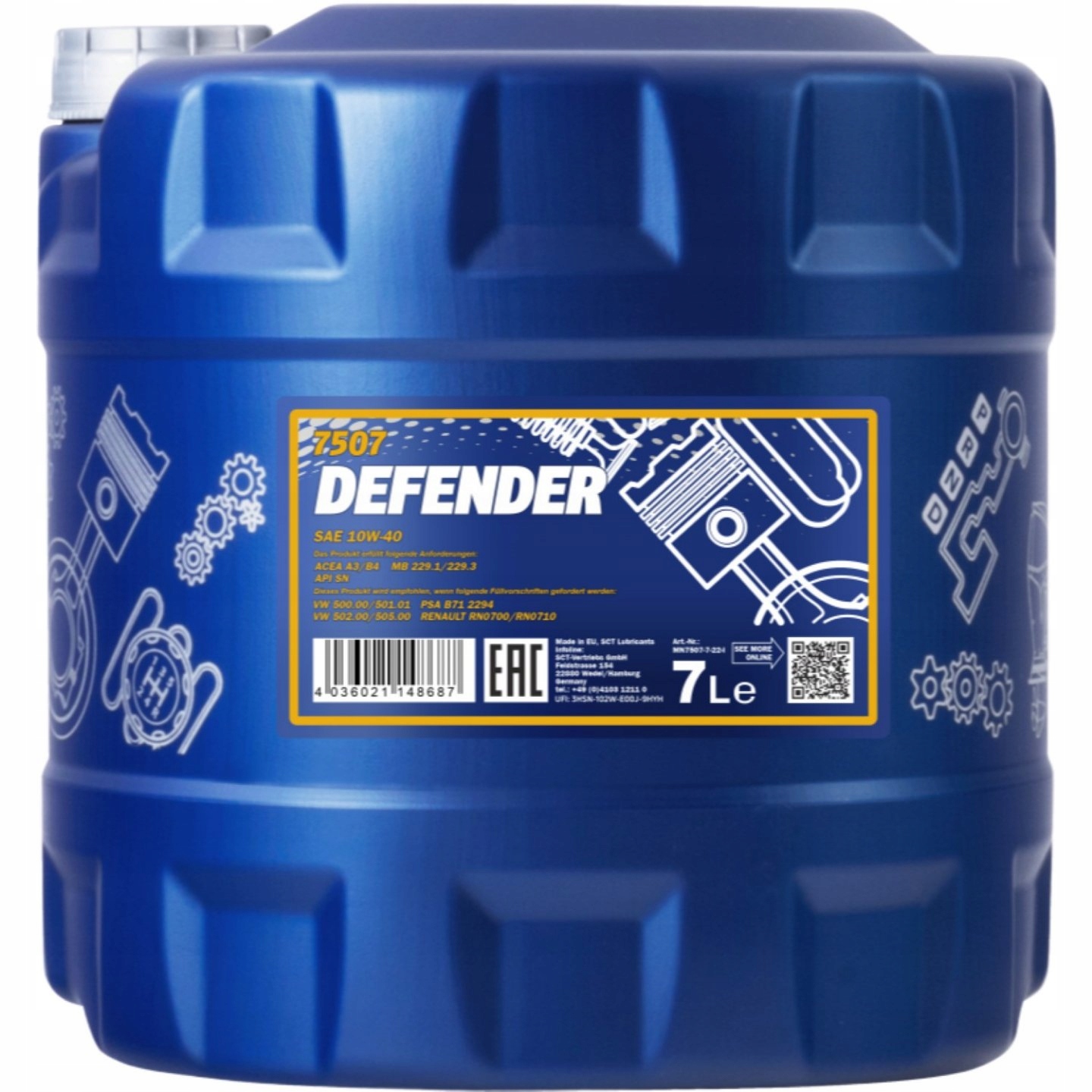 

Olej Silnikowy Mannol Defender 10w40 7507 7L