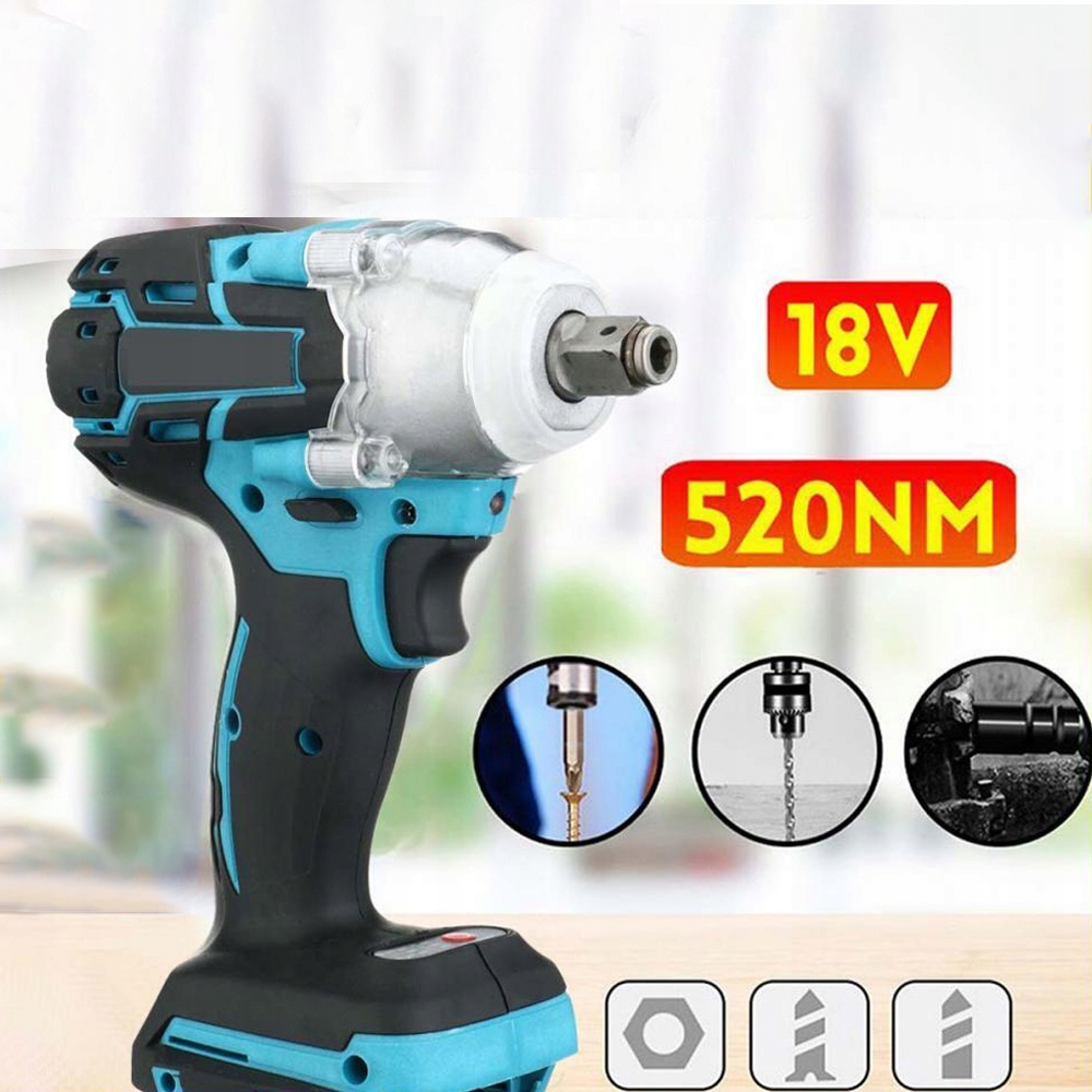 KLUCZ UDAROWY DO MAKITA 18V AKUMULATOROWA BEZSZCZOTKOWA 1/2" Maksymalny moment obrotowy 520 Nm