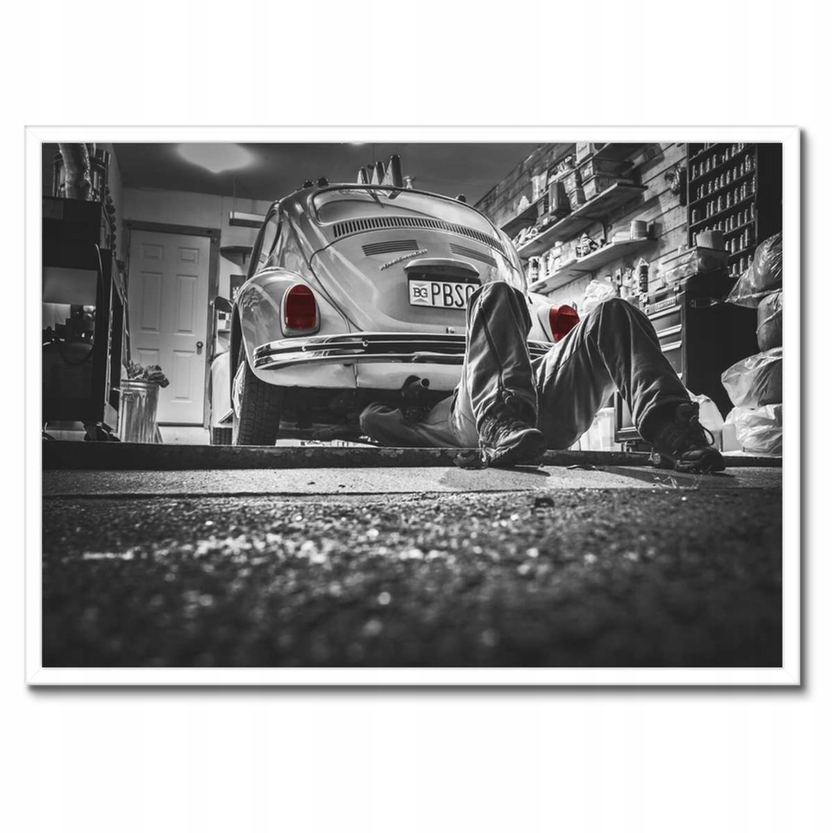 Plakáty v rámu 70x50 Opravuji sám Vw Garbus