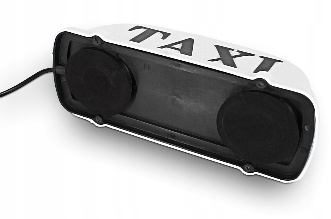 KOGUT LAMPA GAPA NA MAGNES SZPAKÓWKA SYGNALIZATOR TAXI BIAŁA 12V BIAŁY 12 V