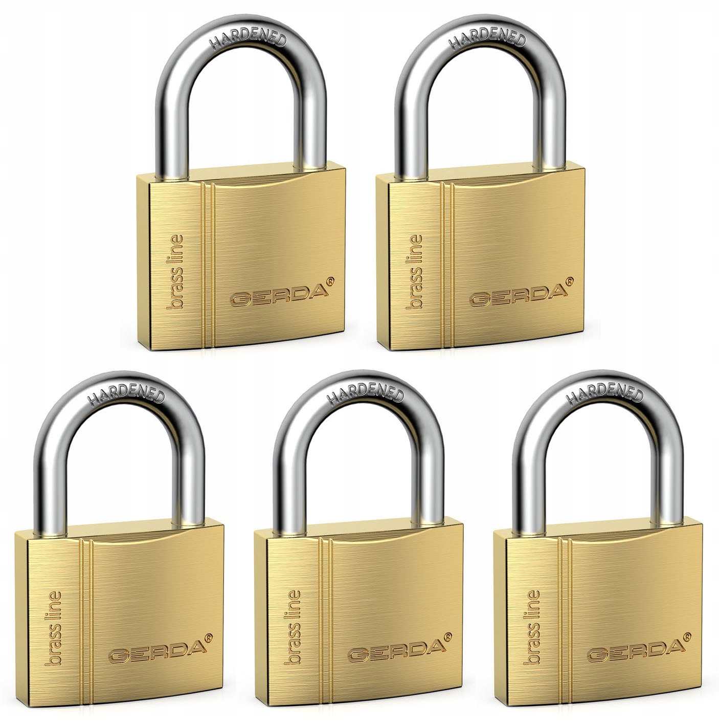 

Gerda 5 Kłódki Na 1 Klucz System Jednego Klucza 50