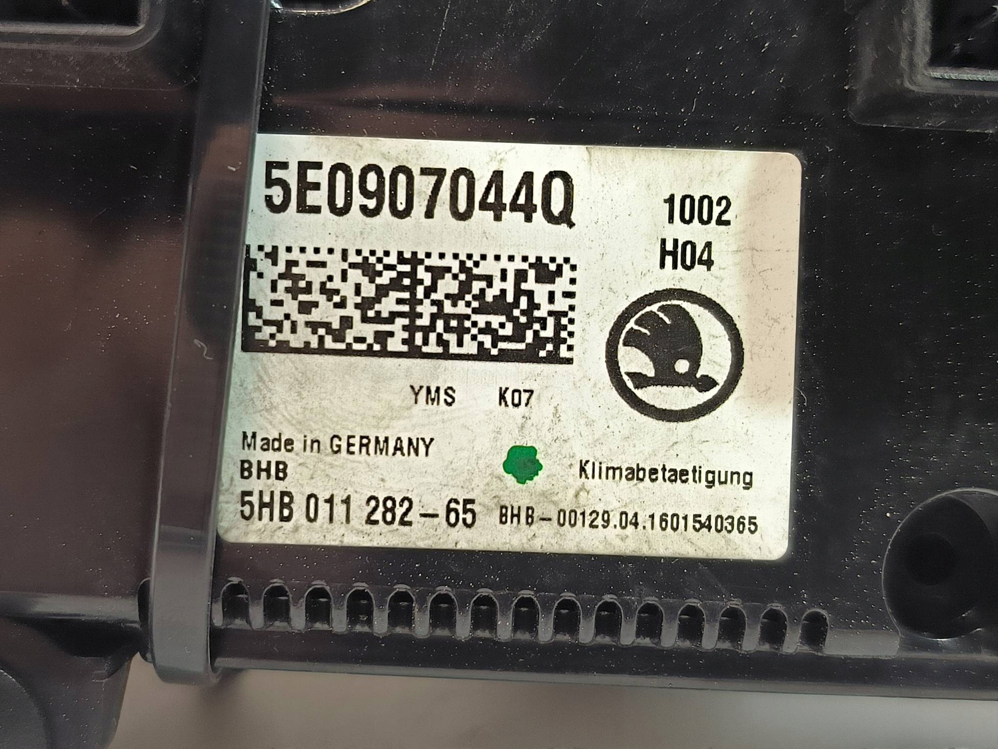 Unite commande clima 5HB011282 SKODA OCTAVIA III