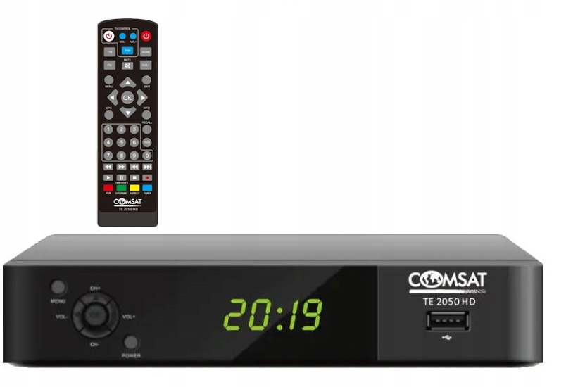 Dekoder tuner naziemny Tv Comsat TE2050HD H.265 Hevc DVB-T2