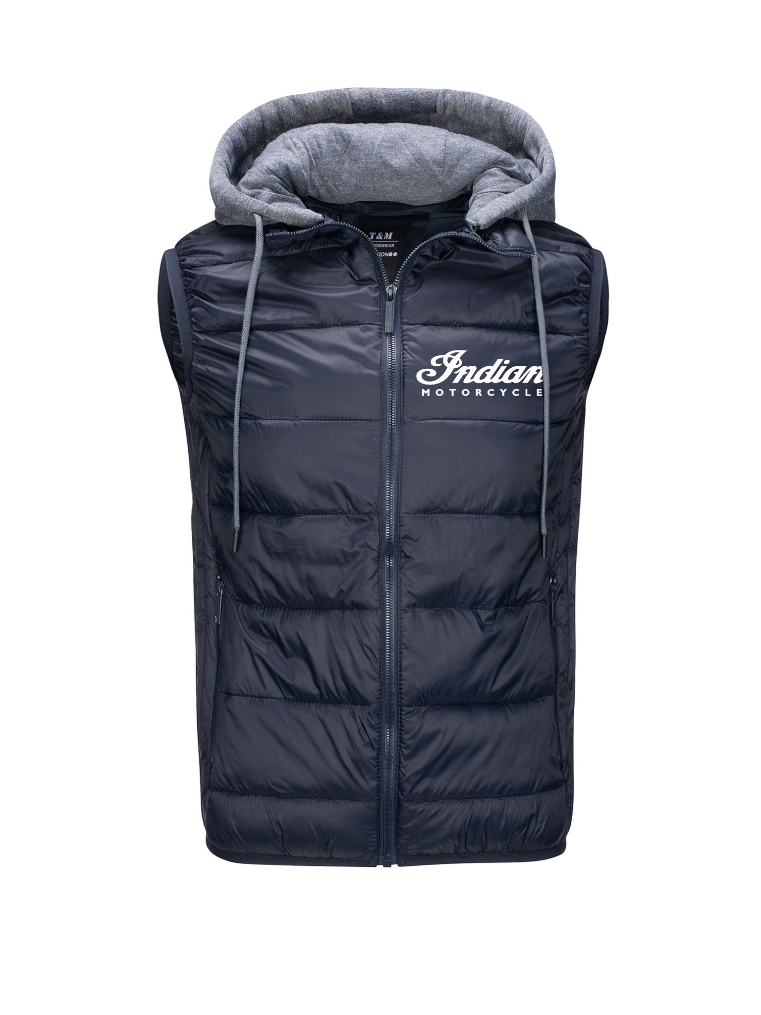 Bunda Bez Rukávů Indian Pikovaná, Tmavě Modrá XXL