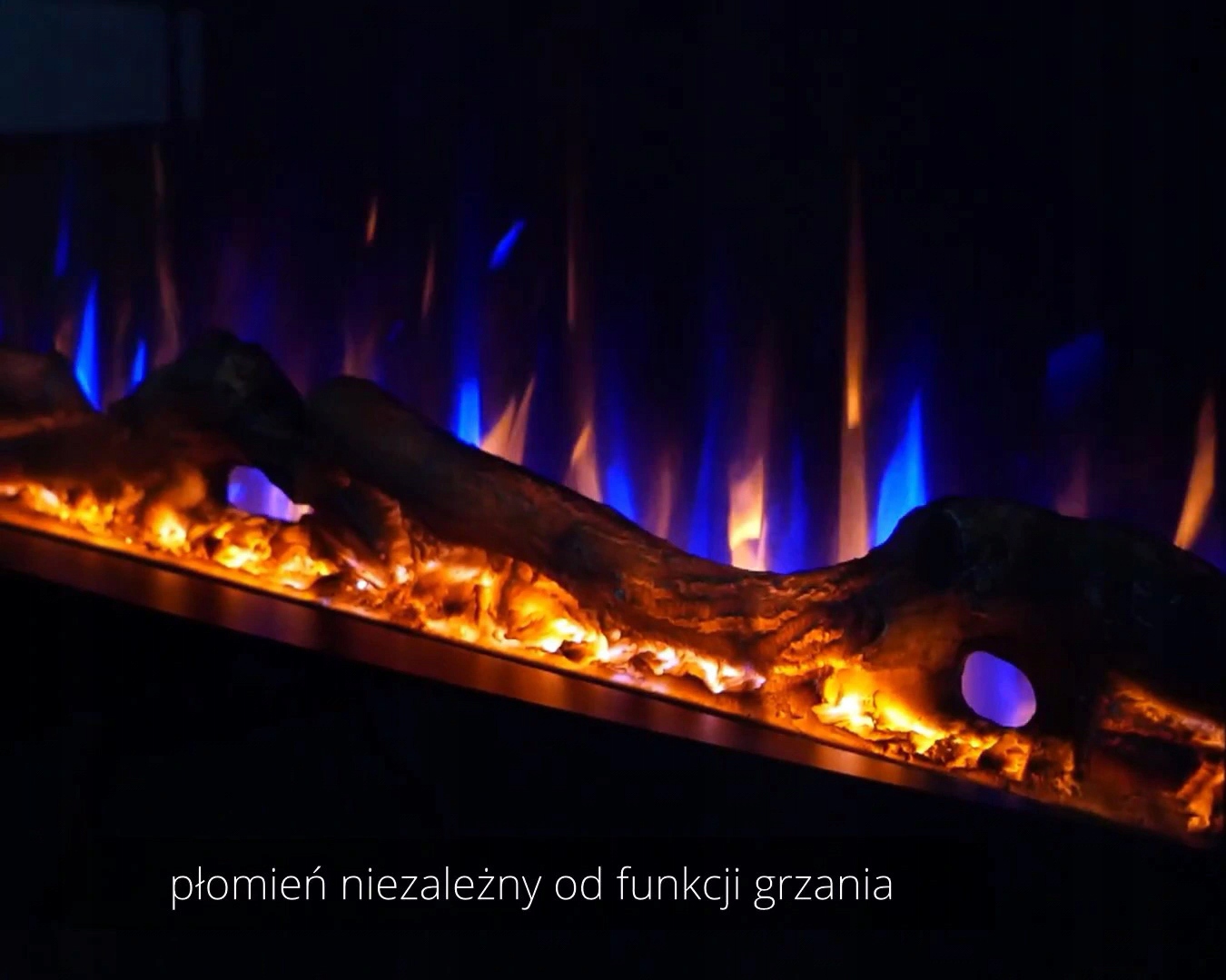 KOMINEK ELEKTRYCZNY ŚCIENNY LED 90 CM MALIBU Typ kominek ścienny