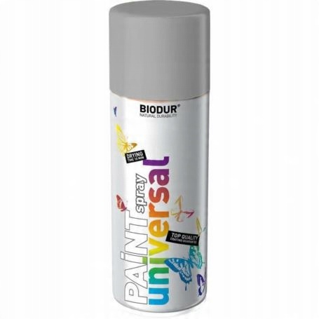 

Biodur Lakier Farba Spray Ral 9006 Srebrny 400ML