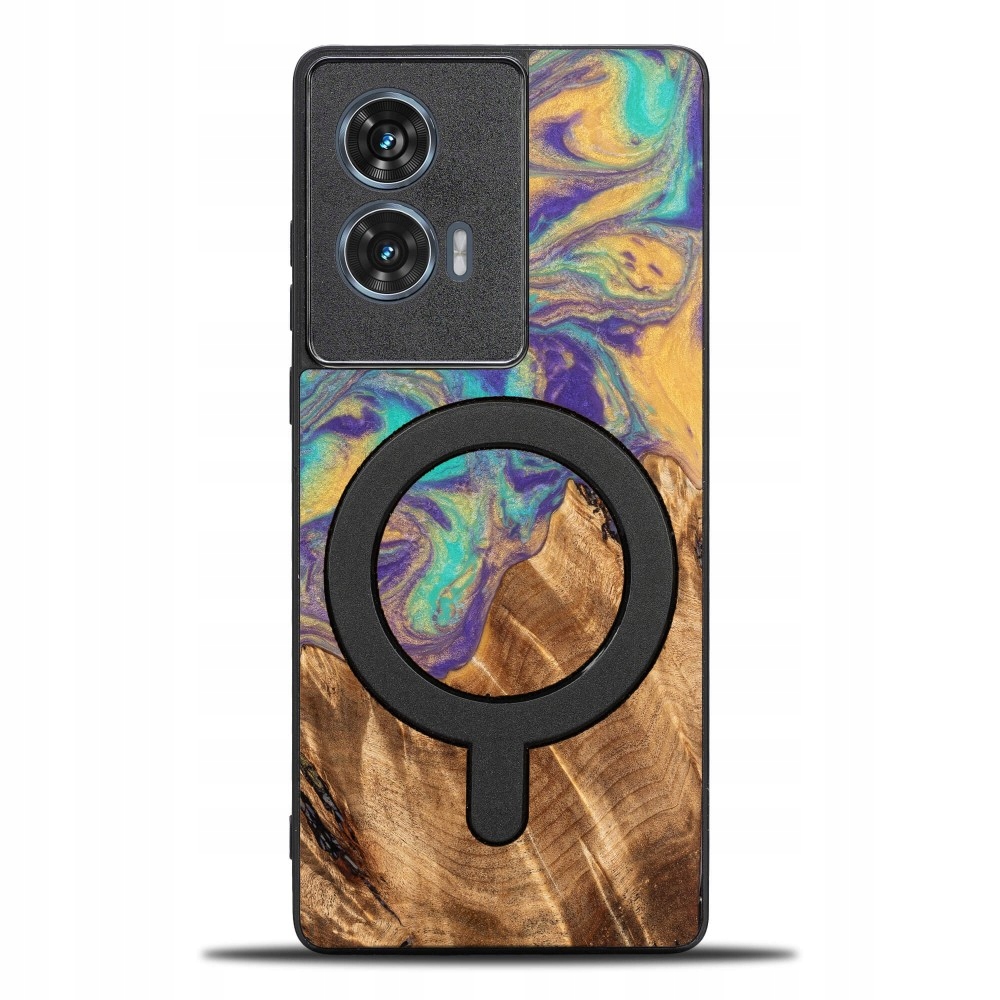 Pouzdro Bewood Unique pro Motorola Edge 50 Fusion Planety Merkur s MagSafe