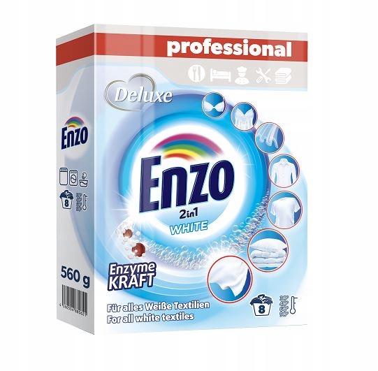 

Deluxe Enzo White proszek do białych tkanin 560 g