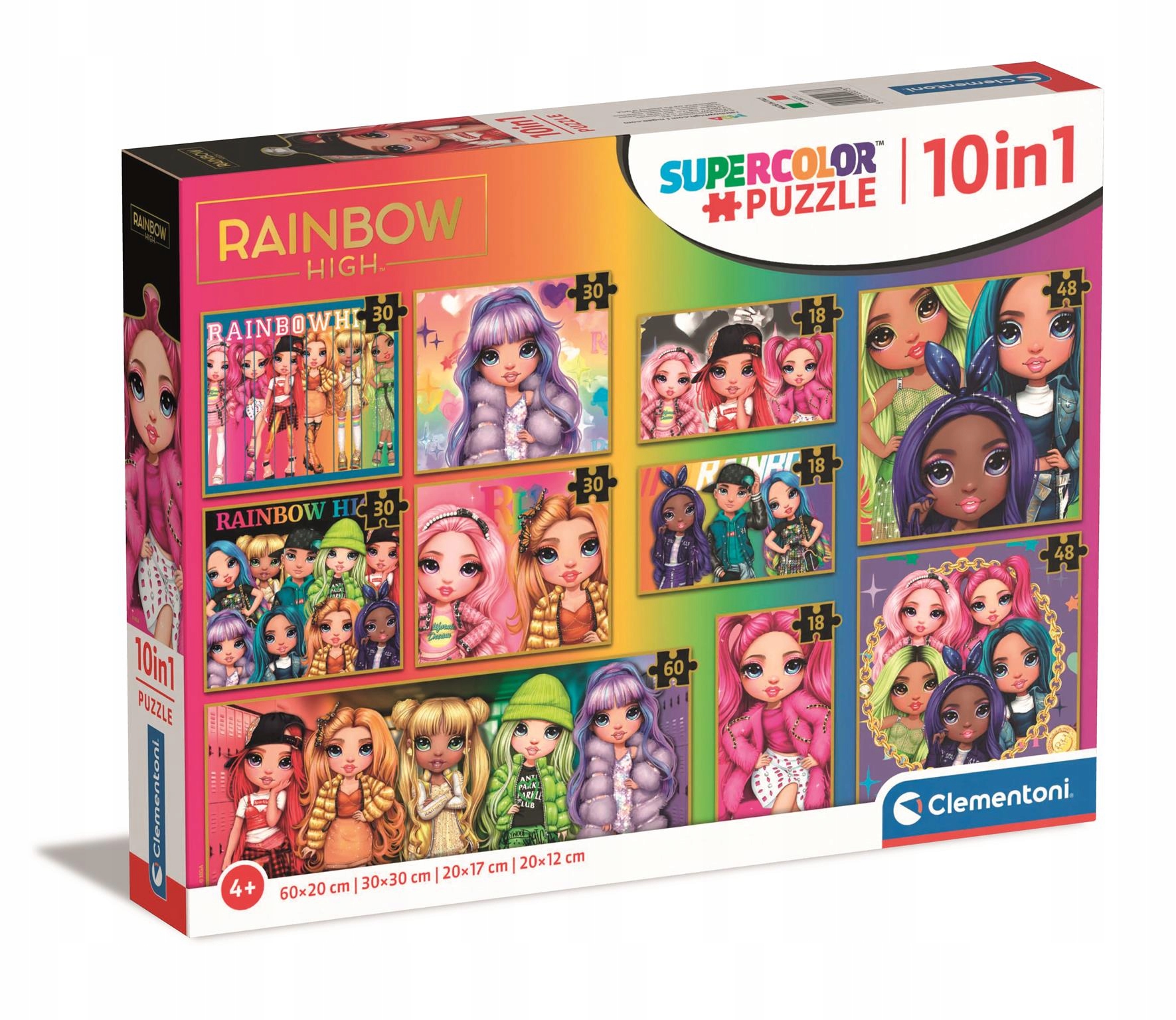 

Rainbow High Puzzle 10w1 Clementoni