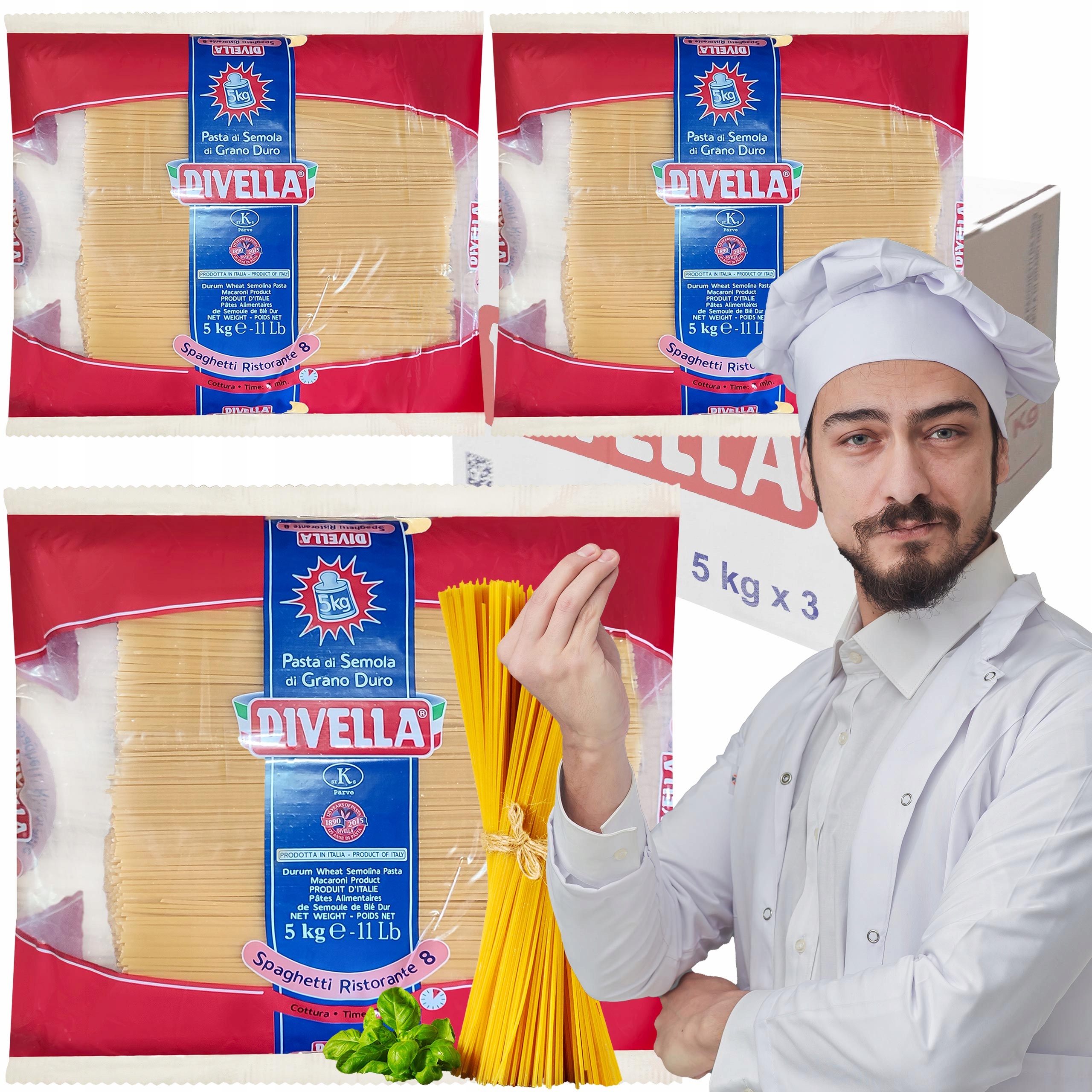 Těstoviny Špagety 15 Kg Karton