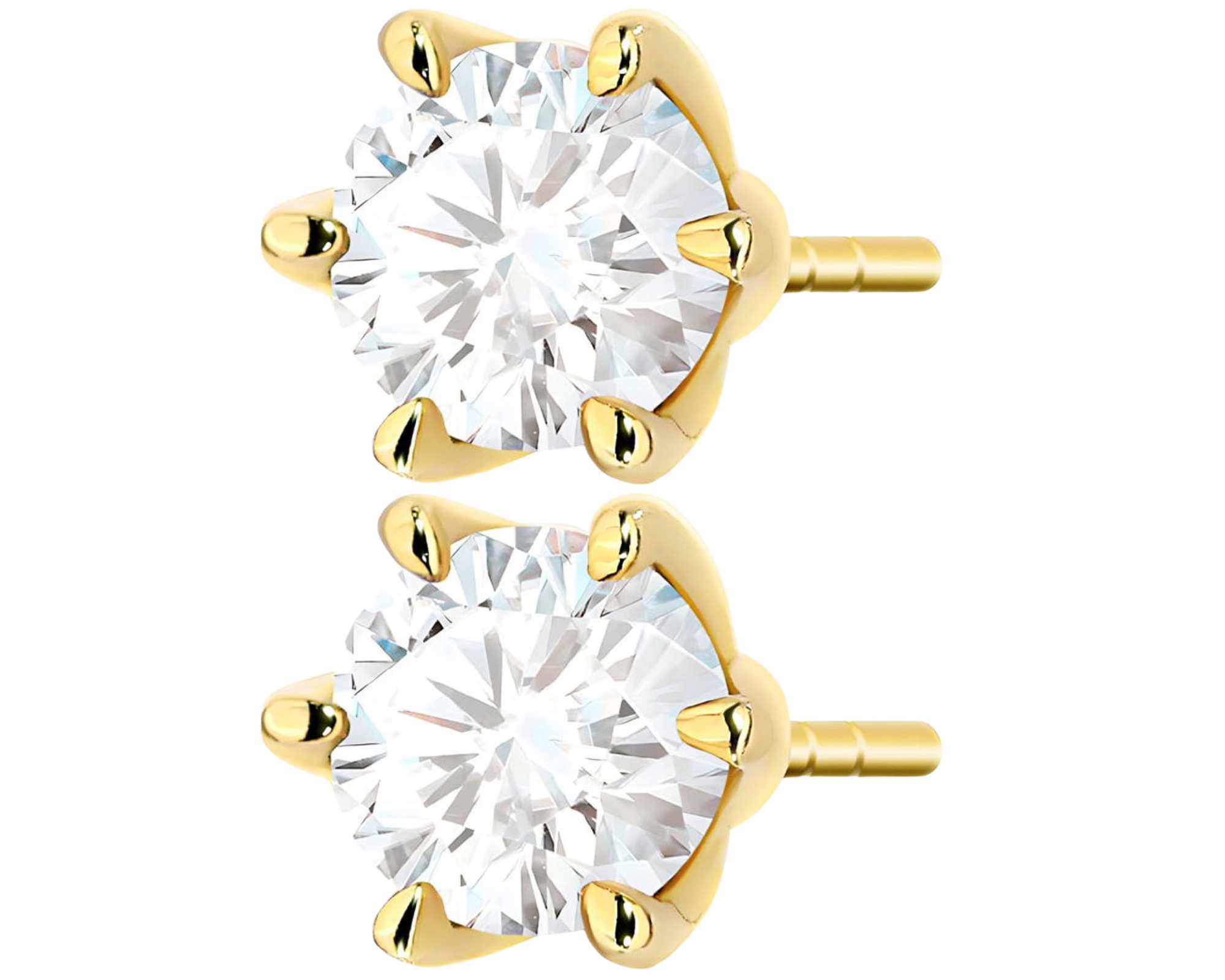 Luxusní Náušnice 585 S Diamanty 1,40 KArátOVÉ Brilianty Zlato Jako Dárek