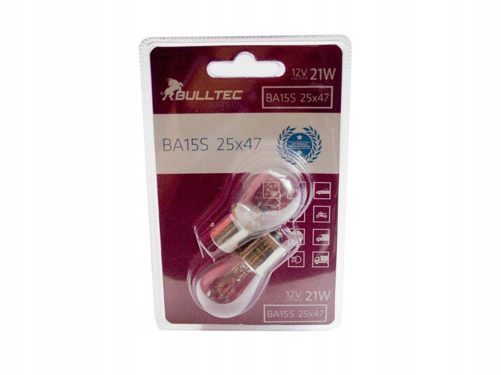 

Żarówki Bulltec P21W BA15s 12V Blister