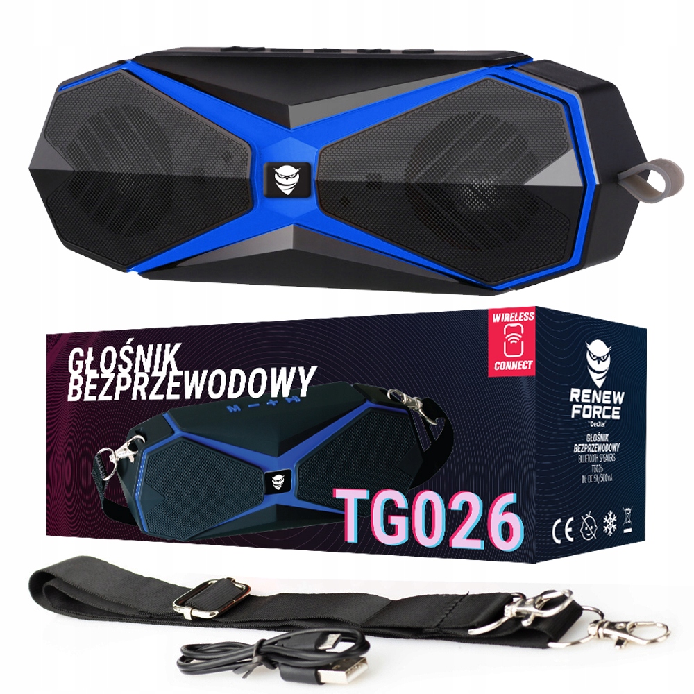 

Głośnik Bezprzewodowy Bluetooth Boombox Fm Tf Sd