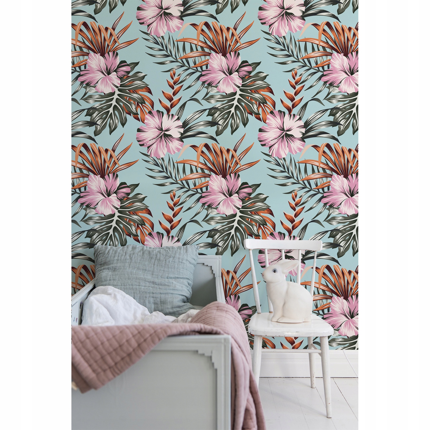 

Fototapeta ścienna Różowe kwiaty hibiskusa 312x219