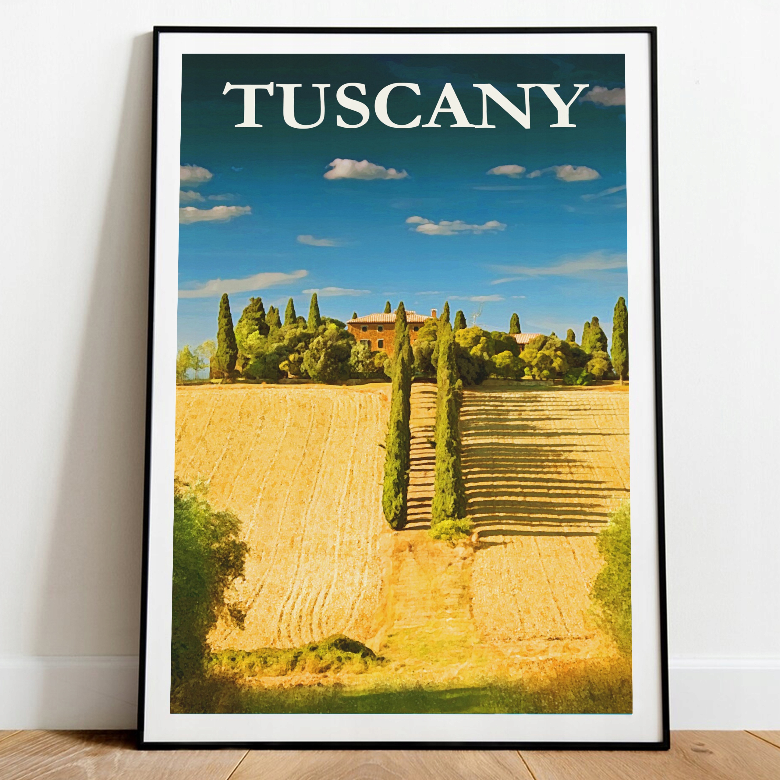 

Plakat na Ścianę WŁochy Toscania Vintage 50x70