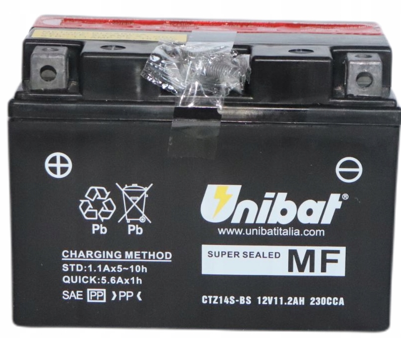 Unibat CTZ14S-BS Batéria 11Ah 230A YTZ14S-BS