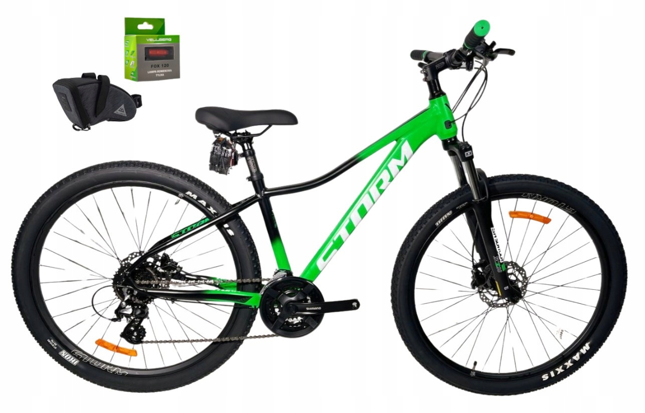 Rower 27,5 Storm Mtb Shark 3.0 Altus 3X8 2X Tarczowy Hydrauliczny 15 +grati