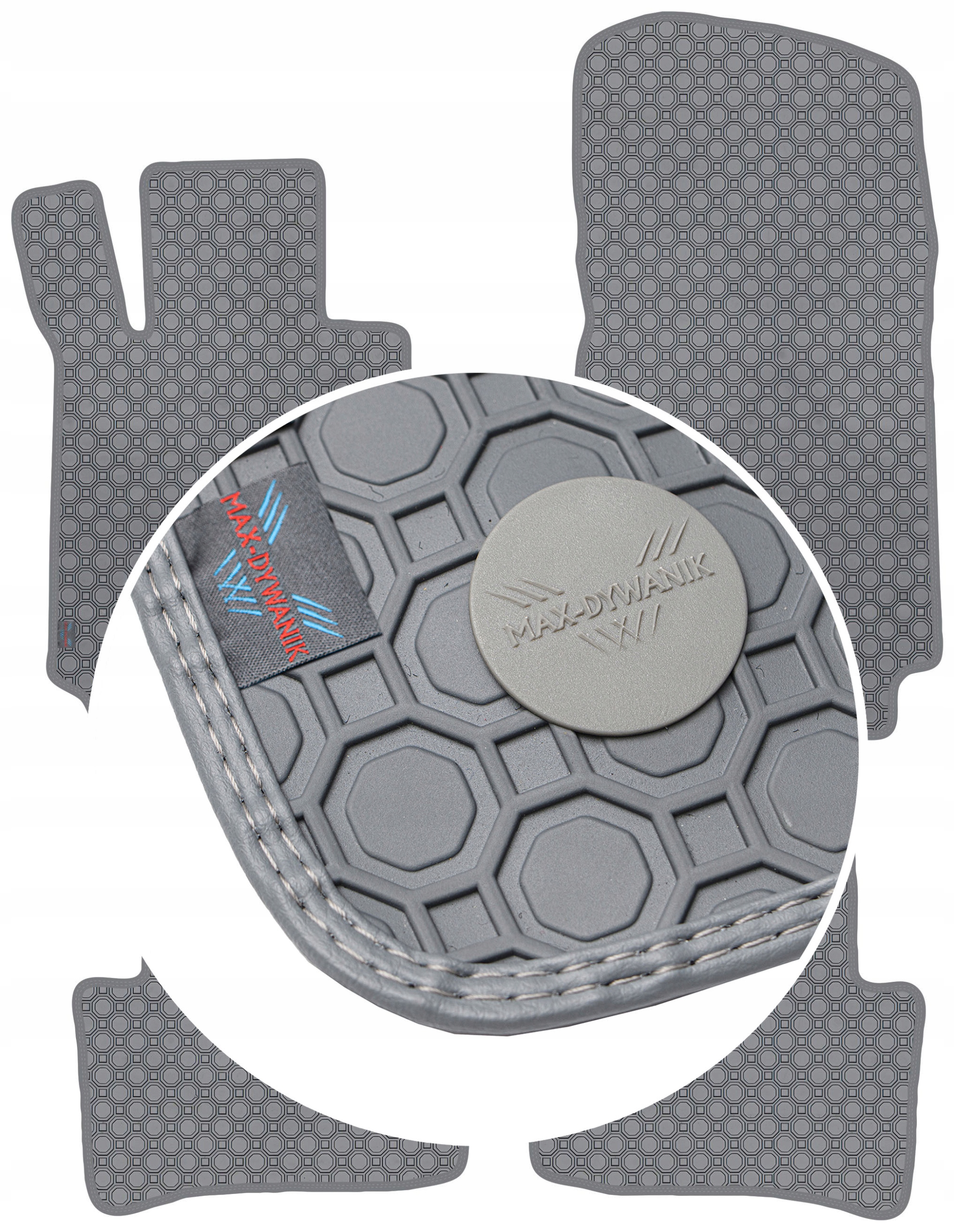 Mercedes C-Klasa W204 07-14 Koberce Popielate