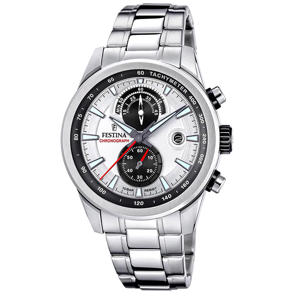 Pánské Hodinky Festina F20694-1 stříbrné