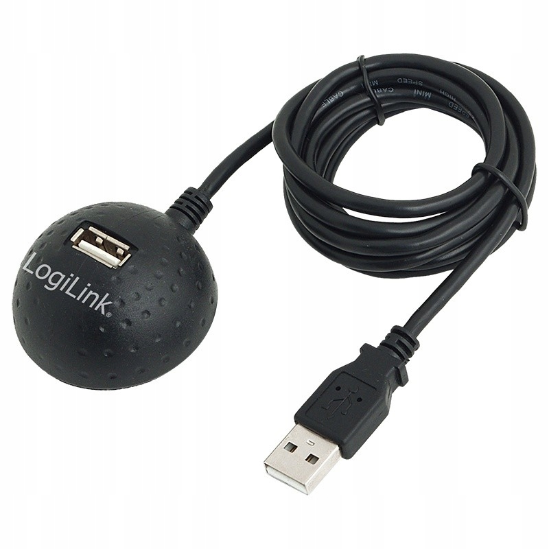 Logilink CU0013B Logilink Kabel przedłużacz Usb 2.0 ze stacją dokującą