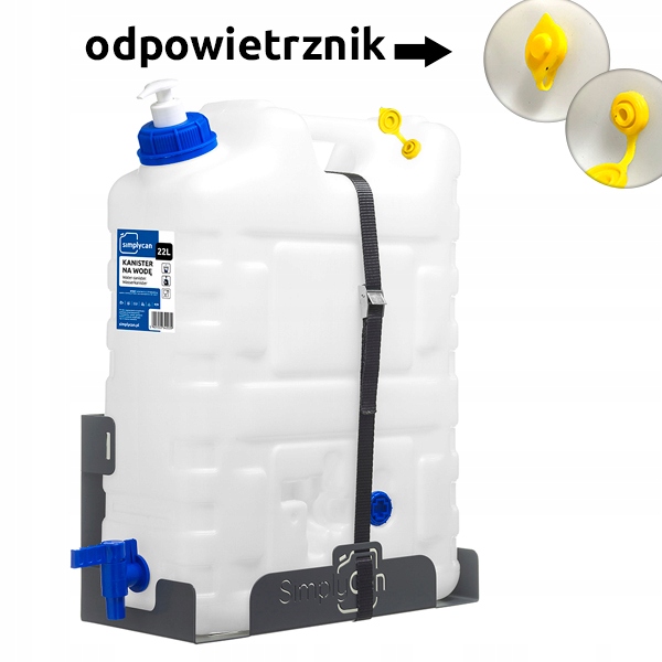 Umywalka przenośna 20L z uchwytem max.22L kanister