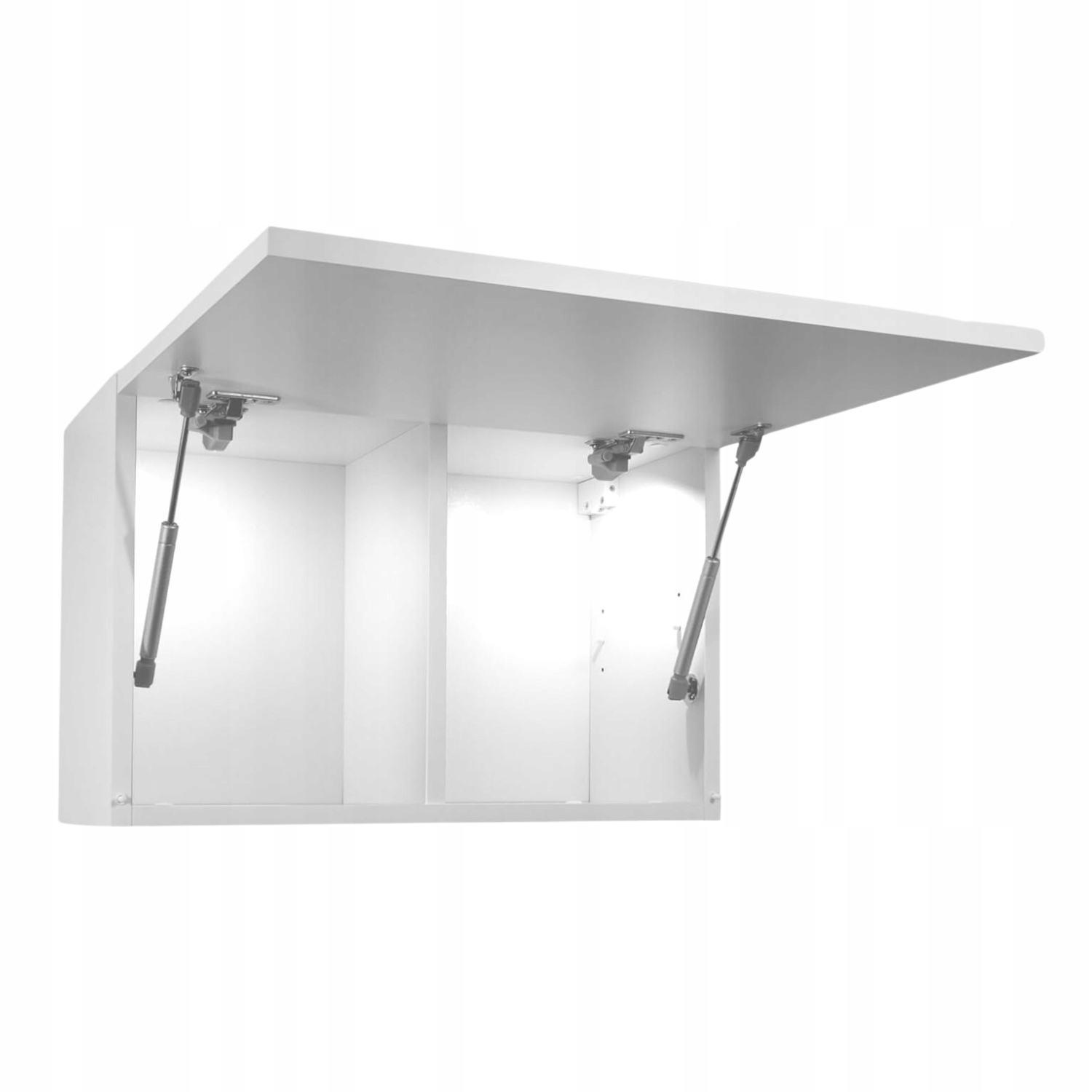 Závěsná koupelnová skříňka Laura 60x23x39 cm Bílá Matná Led osvětlení