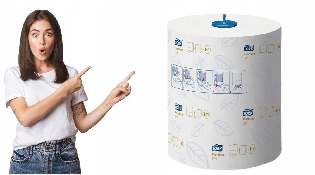 Levně Ručník v roli Tork H1 Premium Soft [6]