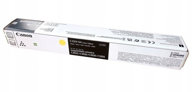 Toner Canon C-exv 64 5756C002 Žlutý Originál CEXV64 C3922i C3926i C3930i