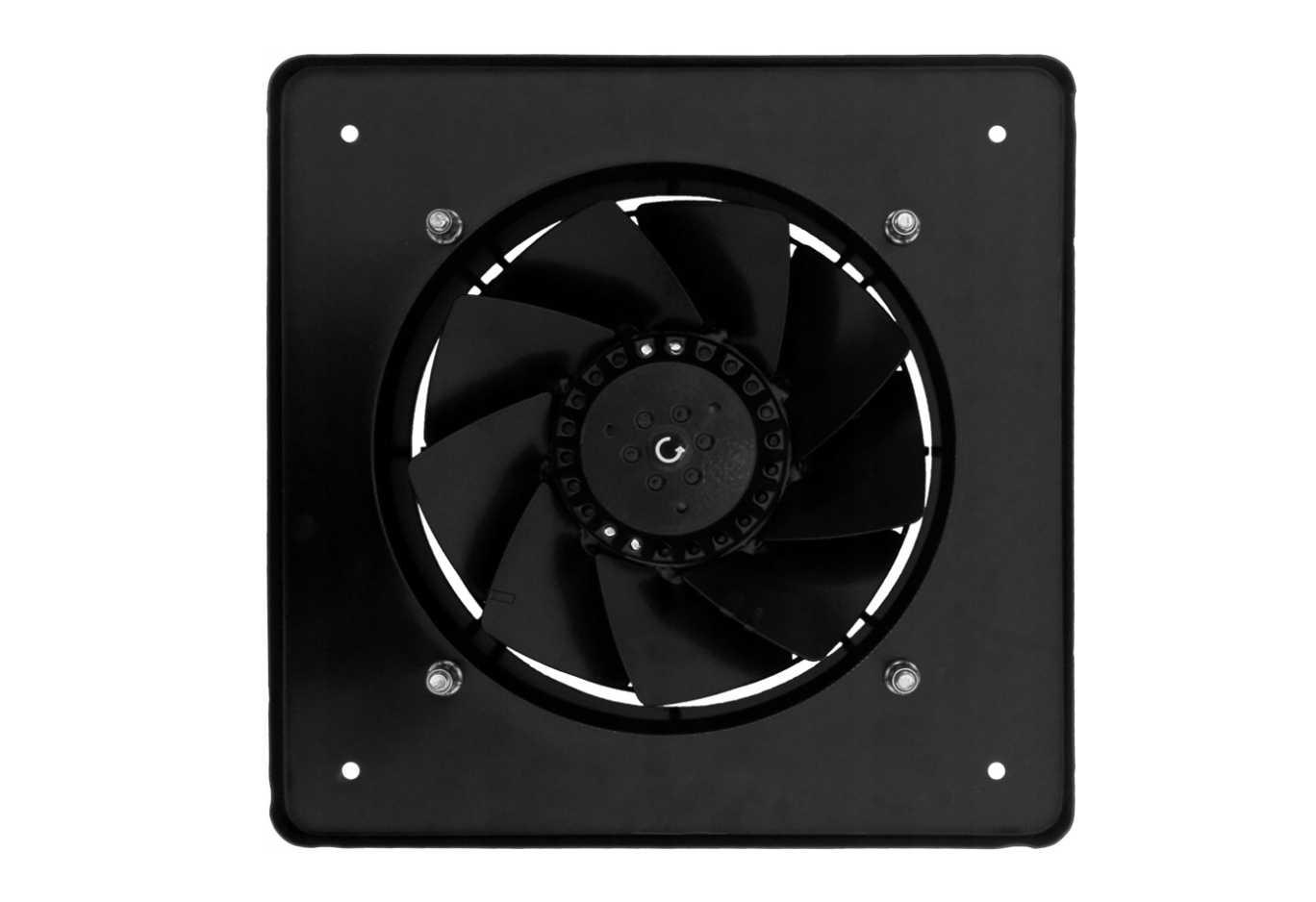Priemyselný axiálny nasávací ventilátor 6500 m³/h Ø 500 mm R24Fans VBB-S500