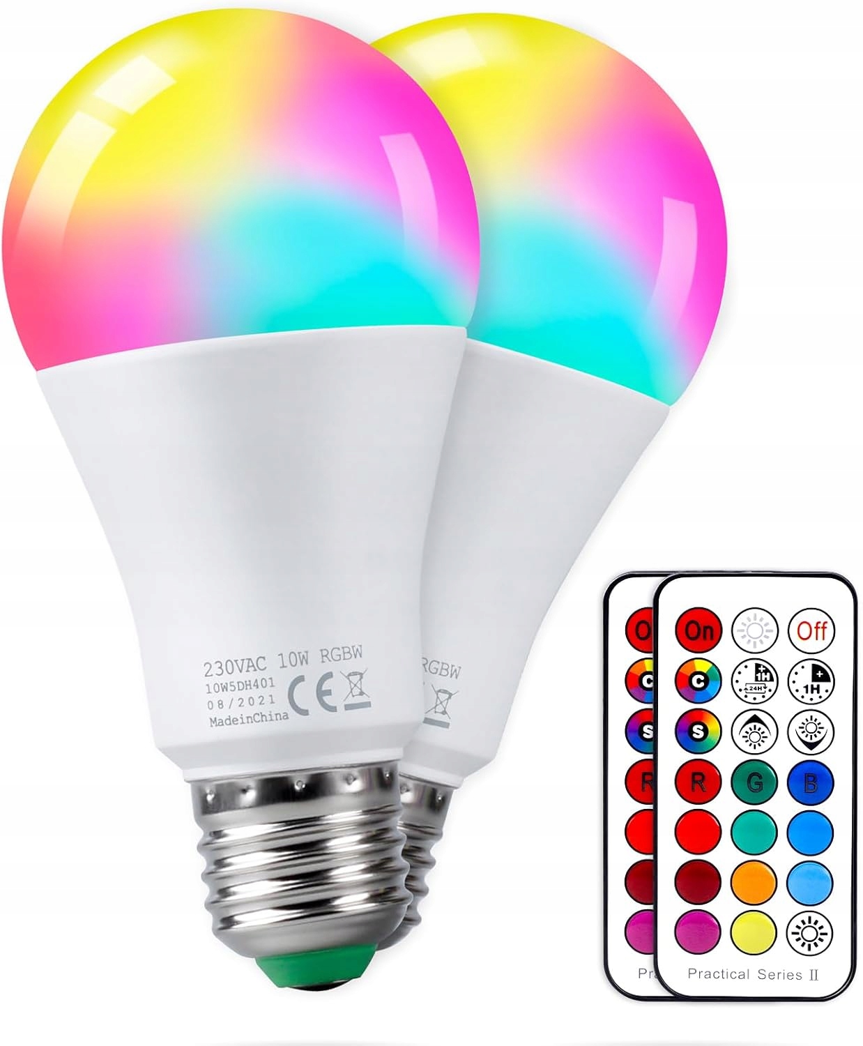 Barevné Led žárovky, 10 W, stmívatelné, 12 barev