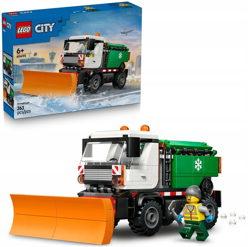 stavebnice Lego City Sněžný pluh 263 dílků 60490