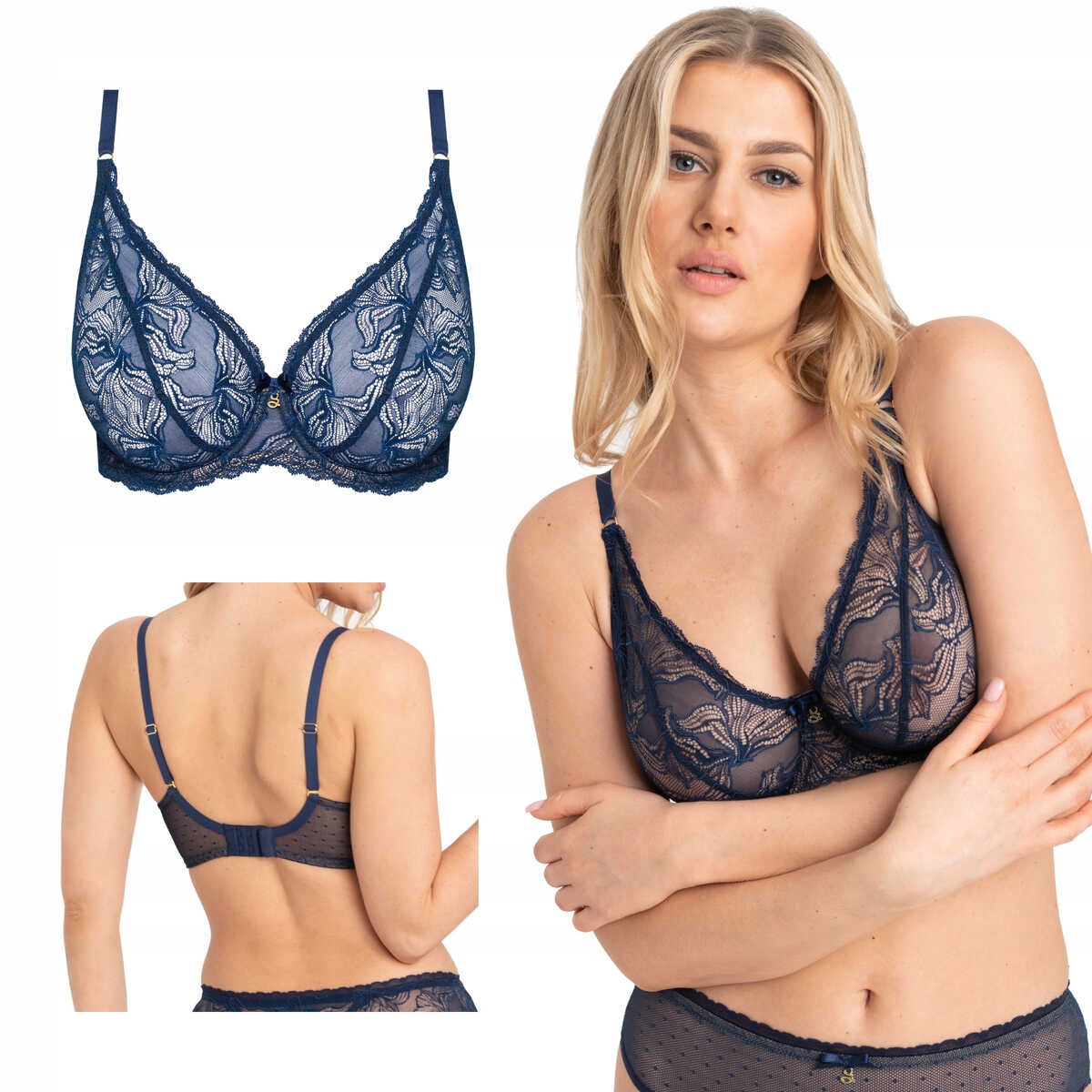 Samanta Podprsenka Nyks A144 safírová 70C