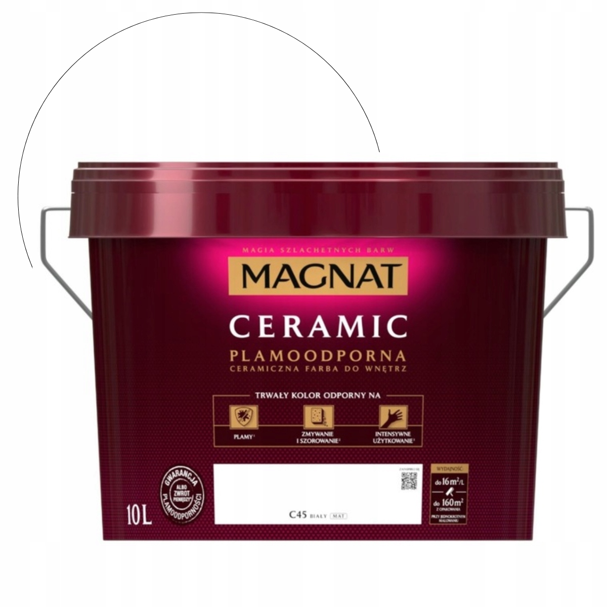 Magnat Keramika C45 10L Keramická Farba Biela Do Interiéru