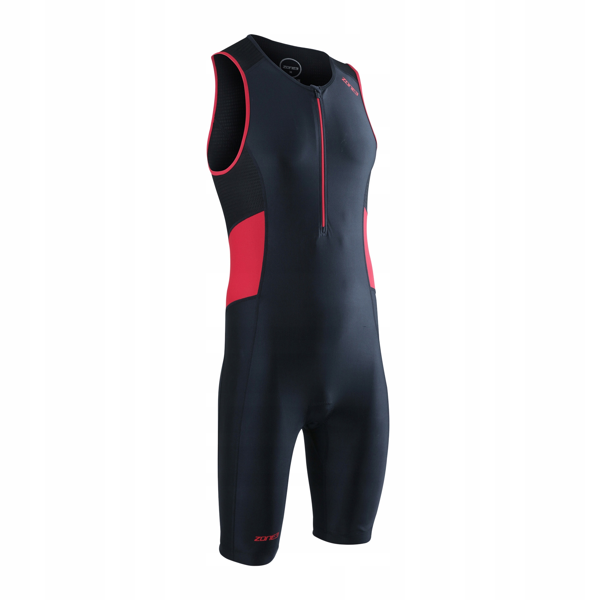 Kombinezon triathlonowy męski ZONE3 Activate Trisuit black/red XL