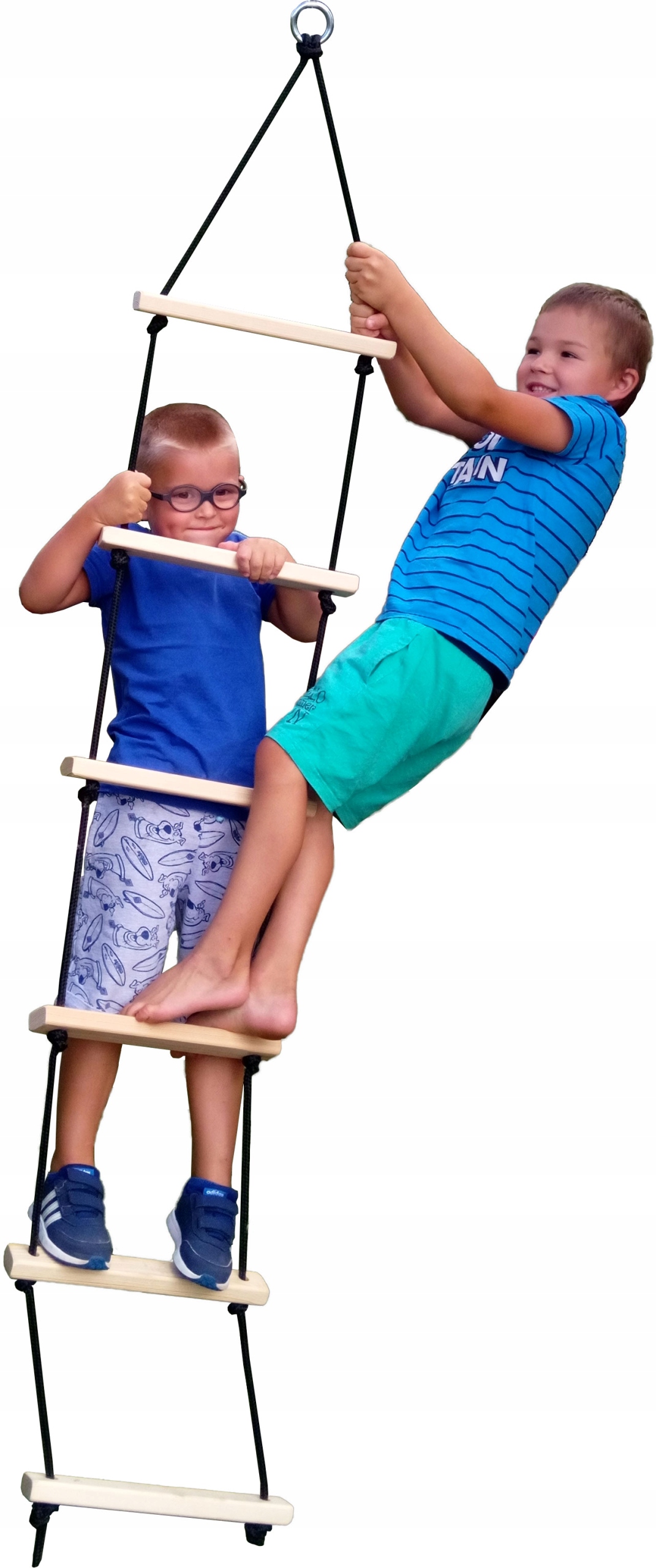 

Drewniana drabinka sznurowa 6 szczebli (naturalna)