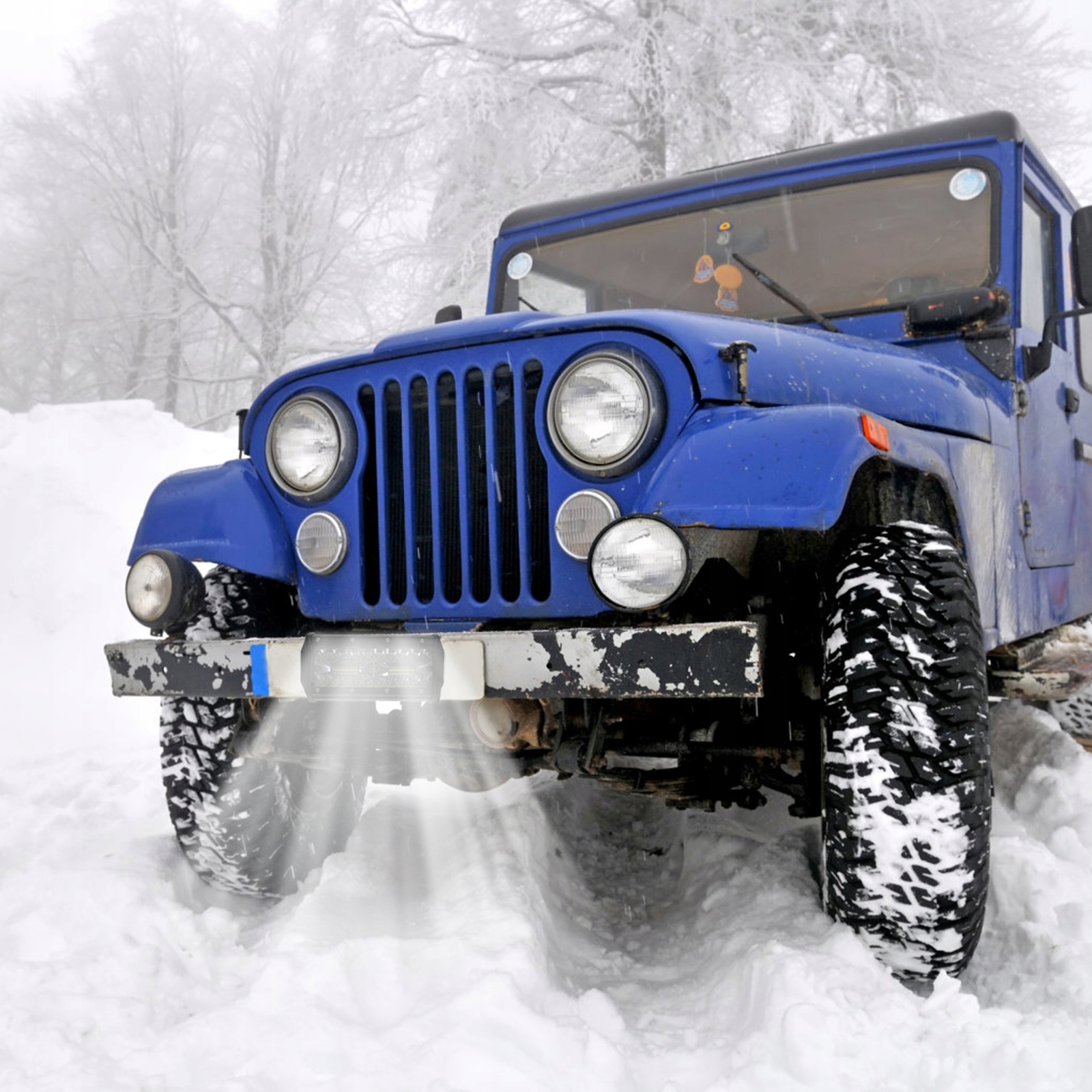 REFLEKTOR SAMOCHODOWY REFLEKTOR DROGOWY LED 7 CALI LLWL Typ samochodu Niezdefiniowany