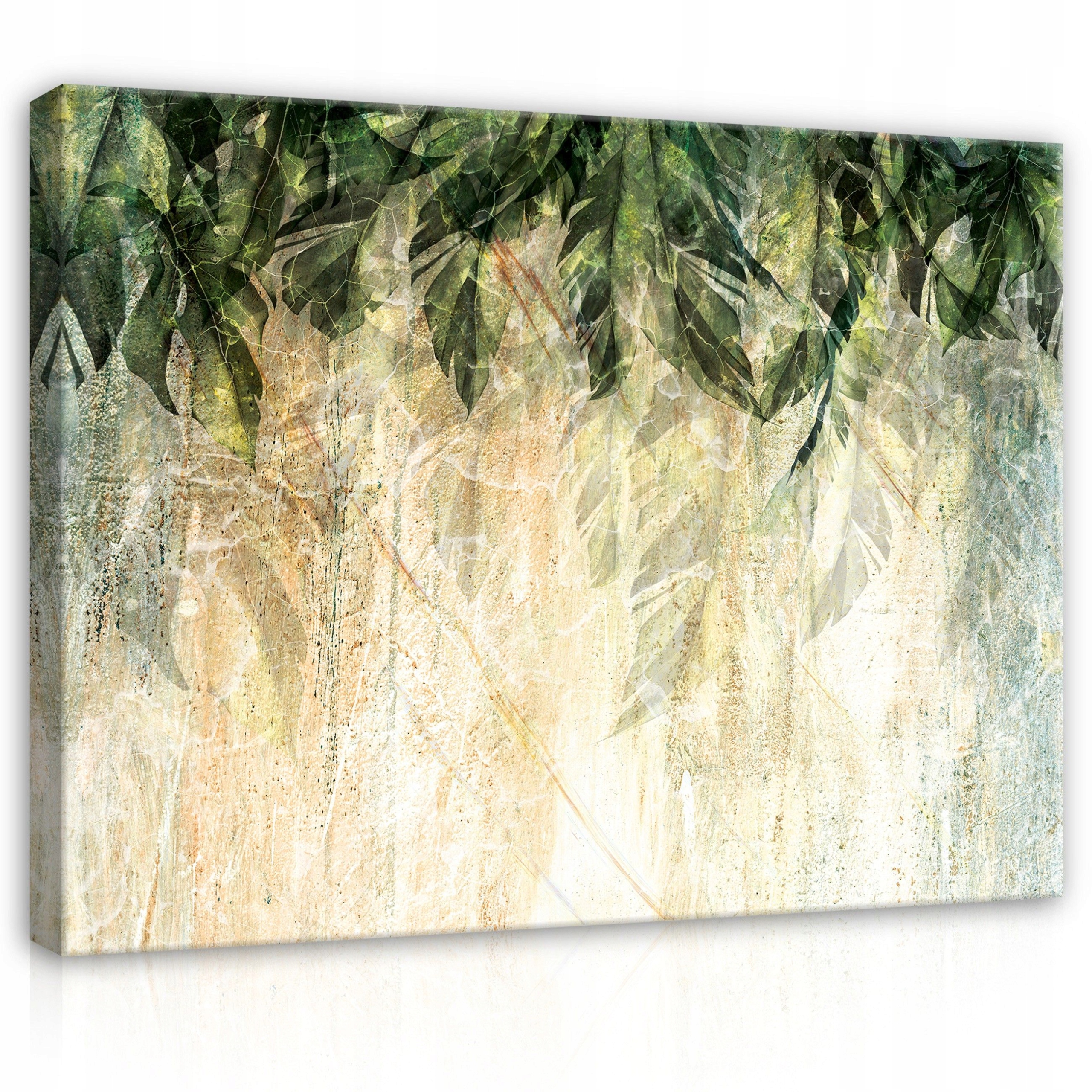 Obraz 100x75 Tropické listy zeleň příroda textura abstrakce klid