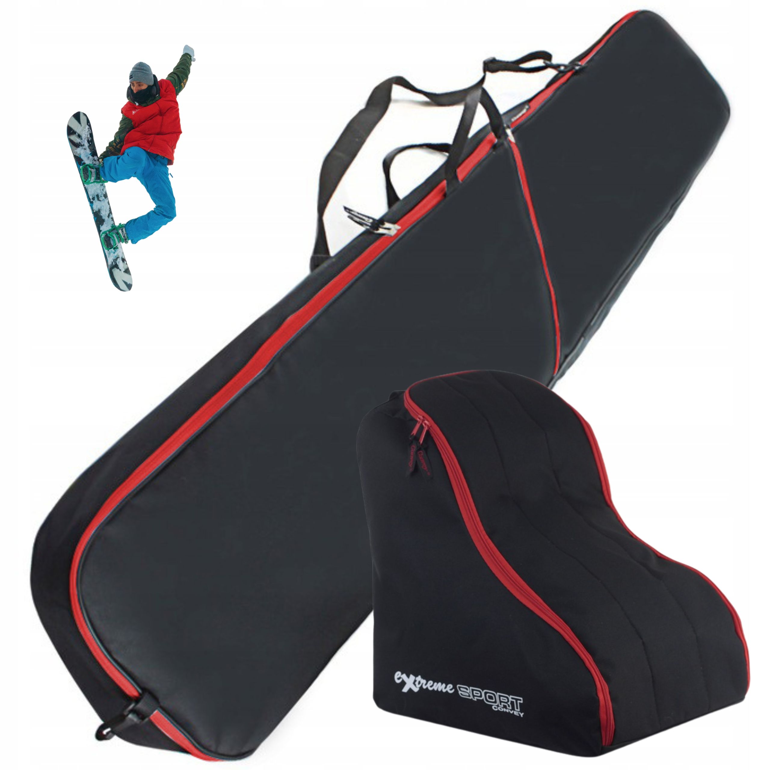 Kryt na snowboardovou tašku taška na boty, polský produkt Convey